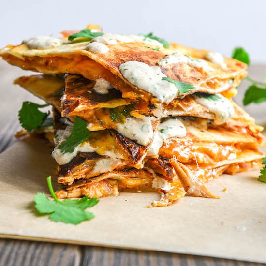 BBQ Chicken Quesadillas