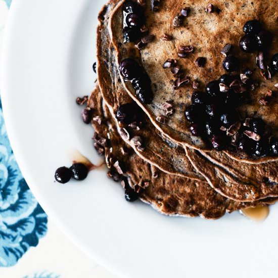 Cardamom & Blueberry Paleo Pancakes