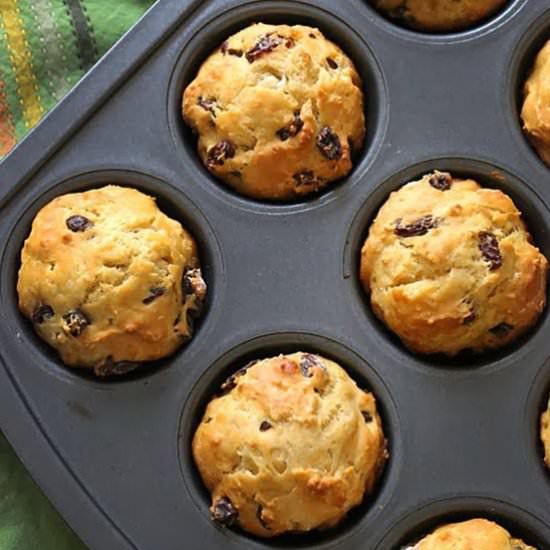 Whole Wheat Irish Soda Bread Muffin