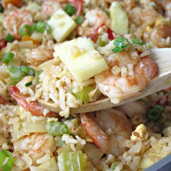 Shrimp Pineapple Fried Rice