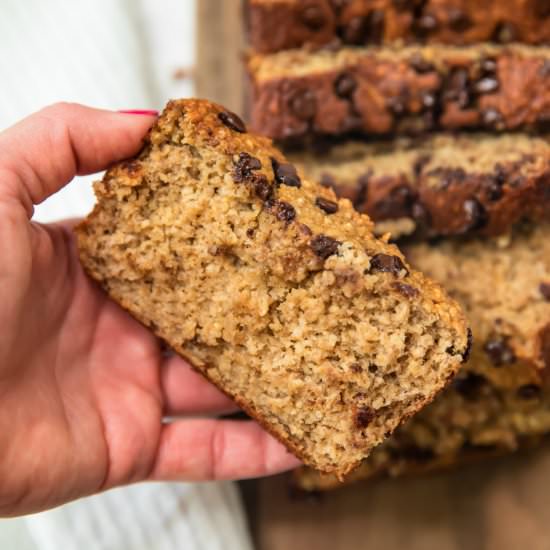 Low Fat Flourless Banana Bread