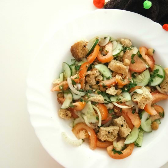 Panzenella bread salad