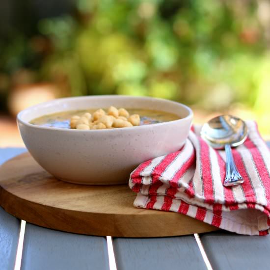 Chickpea, Bacon and Vegetable Soup