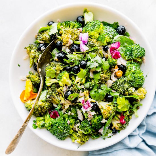 No Mayo Detox Broccoli Salad