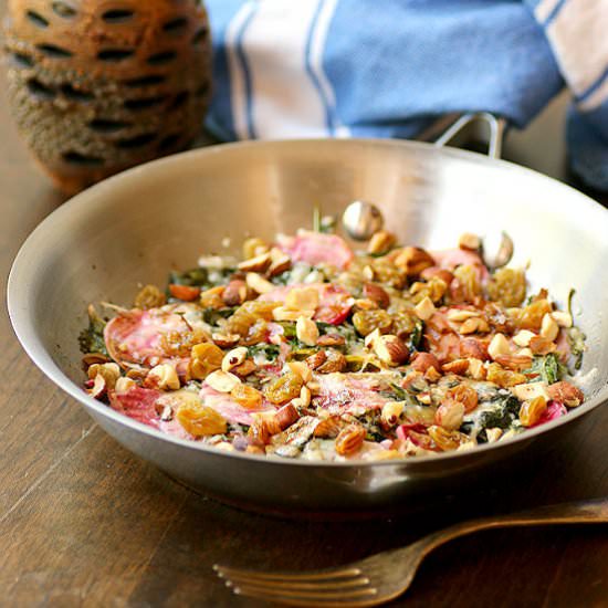 Wilted Greens with Parmesan