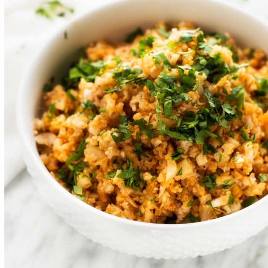 Spanish Cauliflower Rice