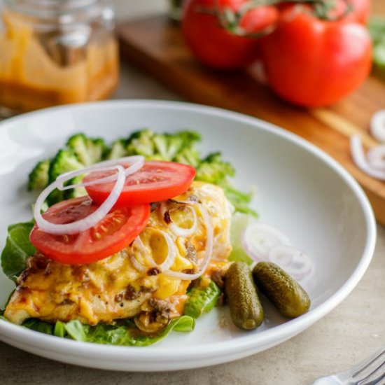 Keto Pizza Chicken Meal Prep