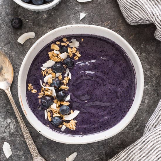 Blueberry Banana Smoothie Bowl