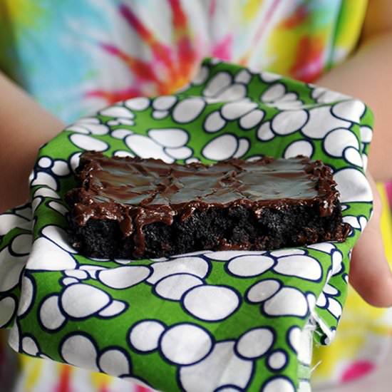 Sheet Pan Frosted Brownies