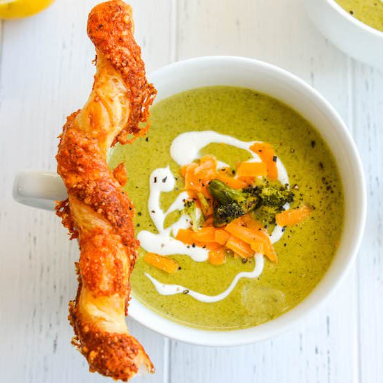 Creamy Broccoli-Cheddar Soup