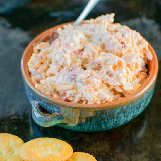 Quick Homemade Pimiento Cheese