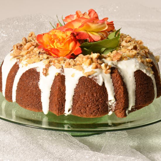 Banana Cake with Cream Cheese Icing
