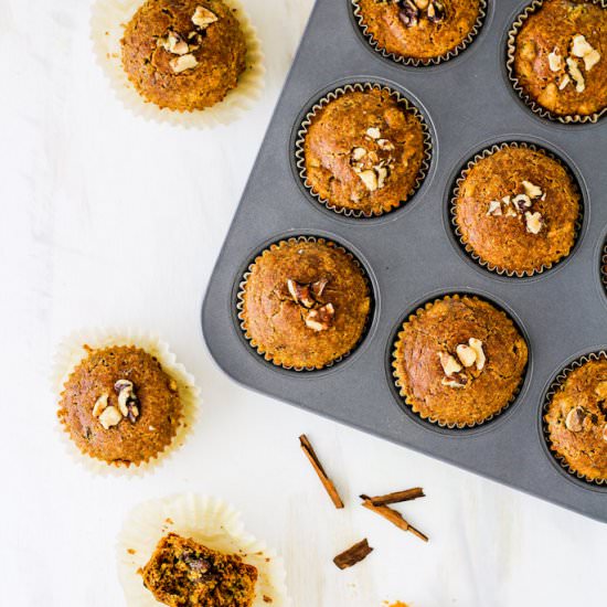 Gluten-Free Golden Milk Muffins