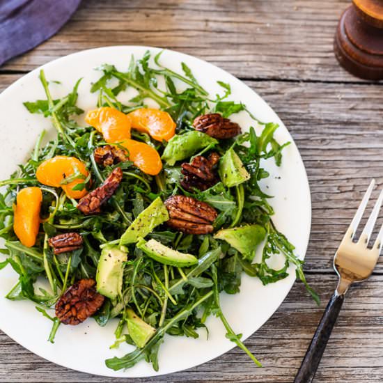 Arugula Salad with Clementines