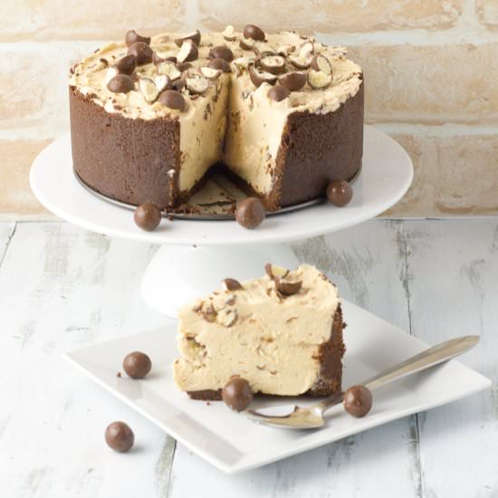 White Chocolate Malteser Cheesecake
