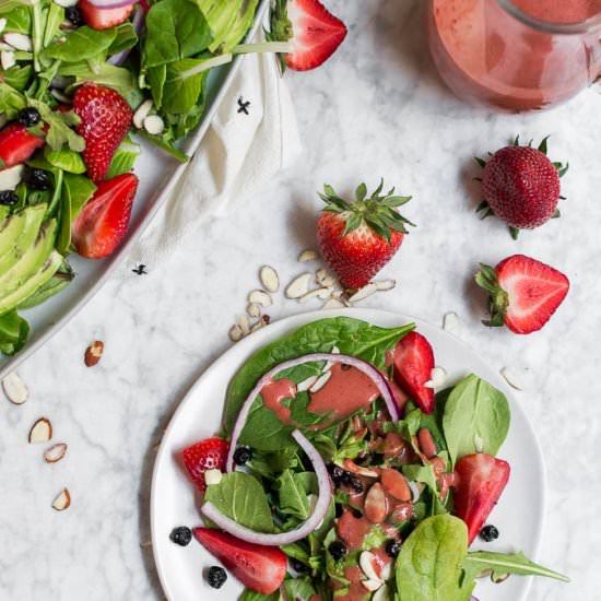 Strawberry Spinach Salad