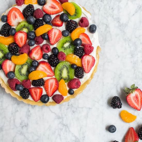 Gluten-Free Lemon Curd Fruit Tart