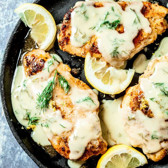 lemon dill chicken