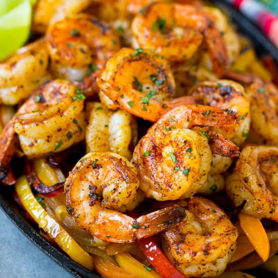 Shrimp Fajitas