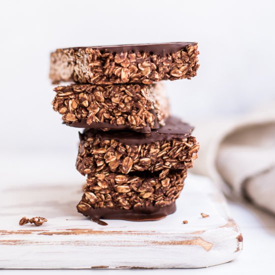 Double Chocolate Granola Bars