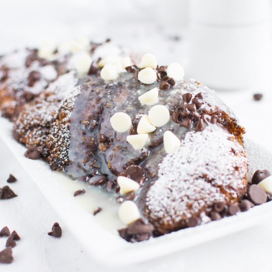 Triple Chocolate French Toast