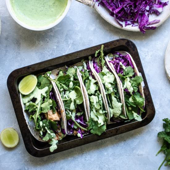 Coconut Chilli Chicken Tacos