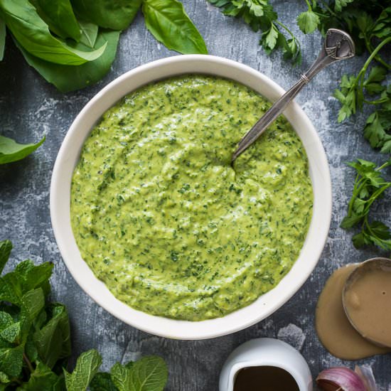 Tahini Herb Dressing