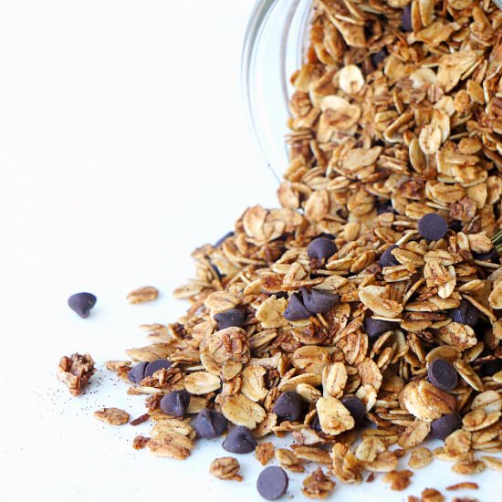 EASY CHOCOLATE COCONUT GRANOLA