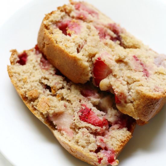 GF/V Strawberry Quick Bread