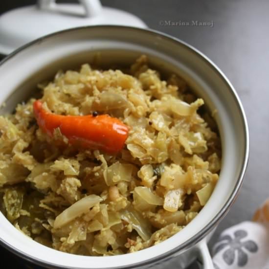 Cabbage Thoran