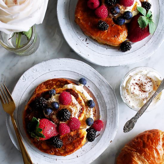 Buttermilk Croissant French Toast