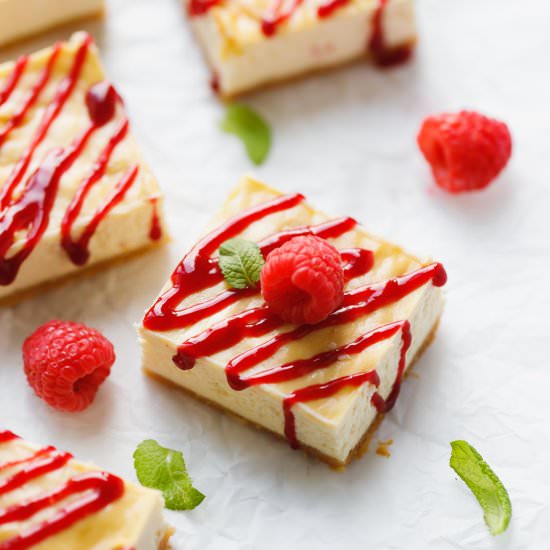 Raspberry Cheesecake Bars