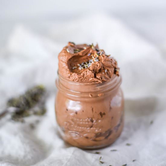 Chocolate Lavender Buttercream