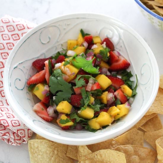 Mango Strawberry Salsa