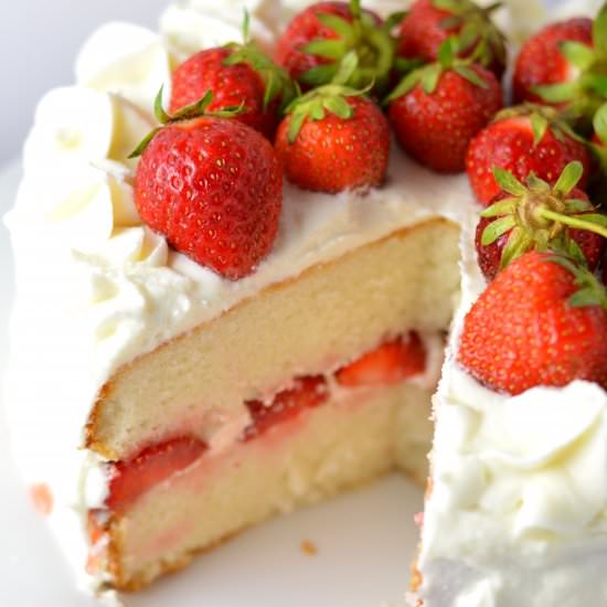 Strawberry Layer Cake