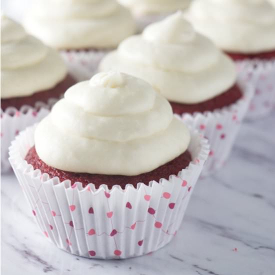 red velvet cupcakes