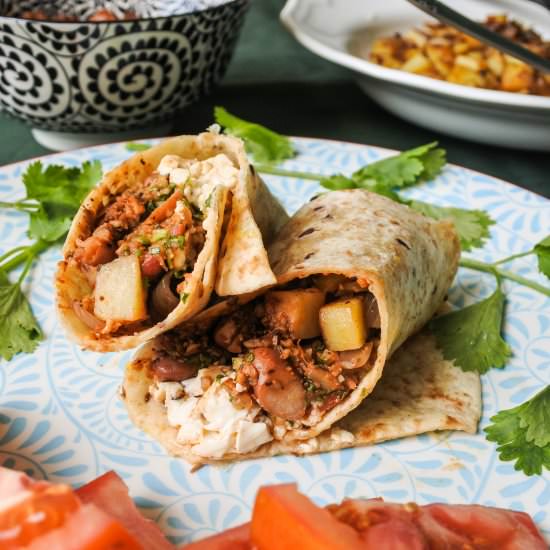 Vegan Breakfast Burritos