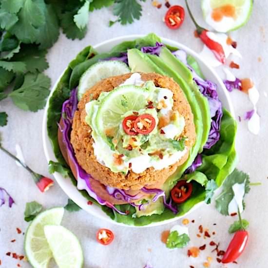 Paprika & Lime Salmon Burger