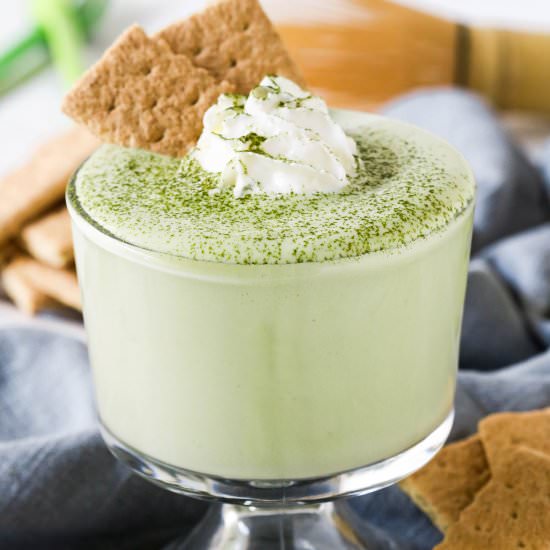Skinny Green Tea Cheesecake Dip