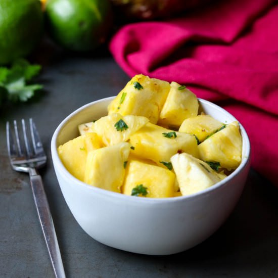 Fresh Pineapple- Citrus Herb Glaze