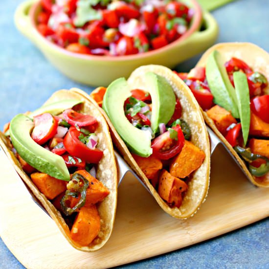 Roasted Sweet Potato Tacos