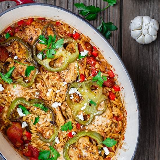 Greek Chicken & Orzo