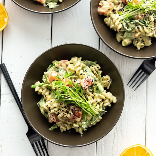 Avocado Tahini Pasta
