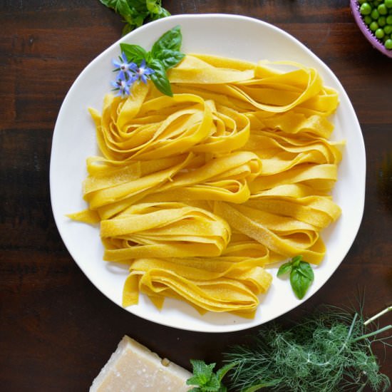 Homemade Fettuccine Noodles
