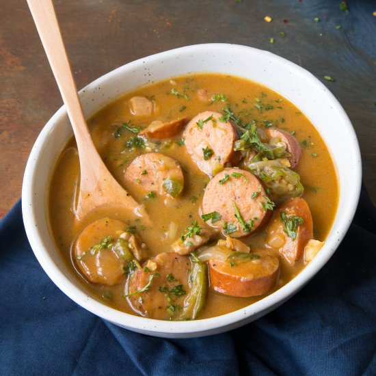 Cajun Chicken and Sausage Gumbo