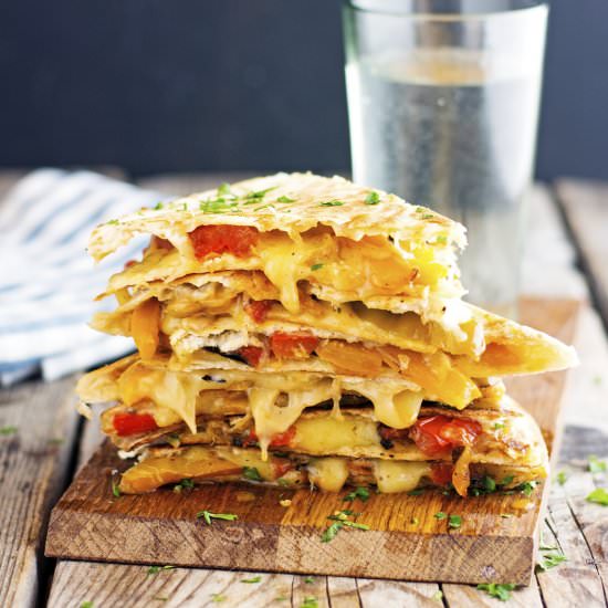 Pepper Quesadillas