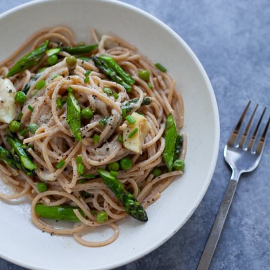 Spring Vegetable Cacio e Pepe
