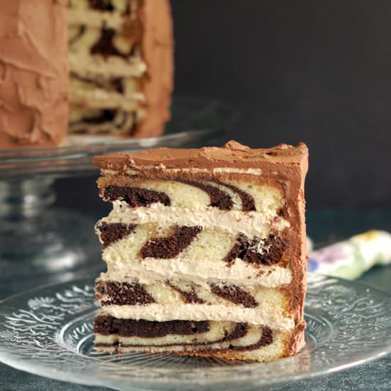 Marble Mochaccino Cake