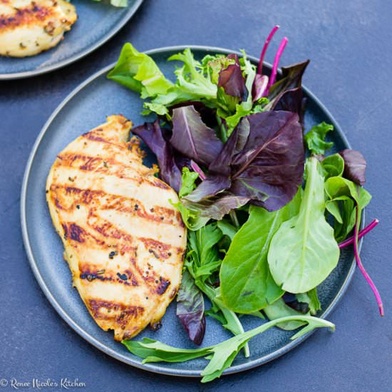 Grilled Maple Mustard Chicken