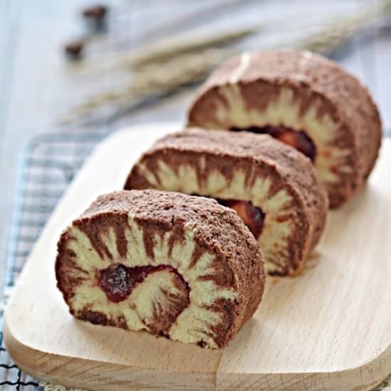 Hurricane Swiss Roll Cake
